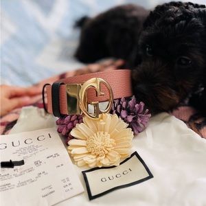 Authentic Womens Gucci Reversible Belt M-L size 44 inches